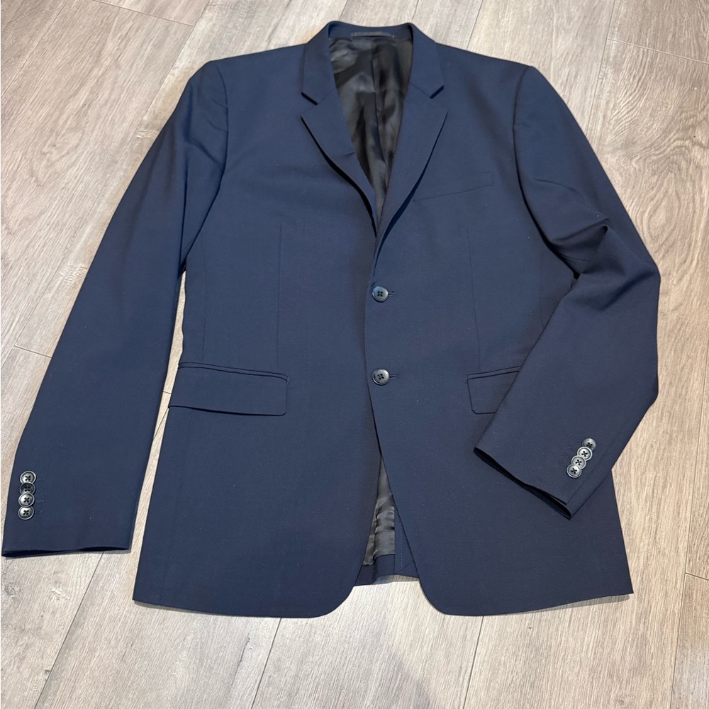 Theory Men’s Navy Blue Modern Tailored Blazer